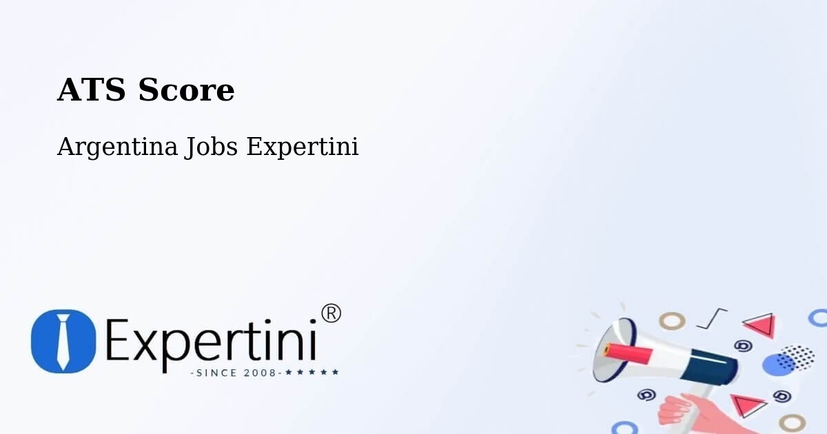 Resume ATS Score & Job Description Match Tool – Río Pico - Argentina Jobs Expertini