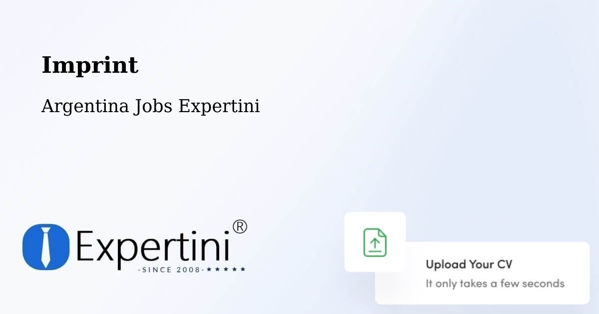 Imprint – Río Pico - Argentina Jobs Expertini